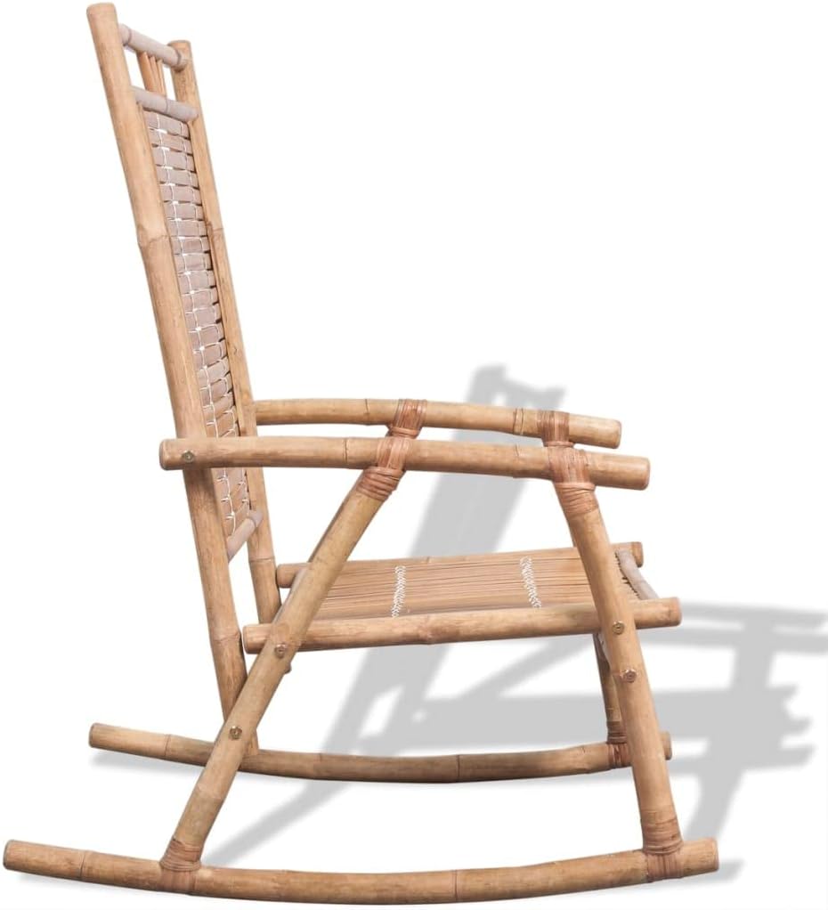 Lightweight Bamboo Indoor Outdoor Rocking Chair