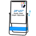 Portable Double‑Sided Magnetic Whiteboard Easel