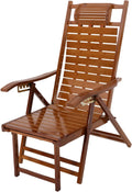 Foldable Bamboo Rocking Recliner Chair