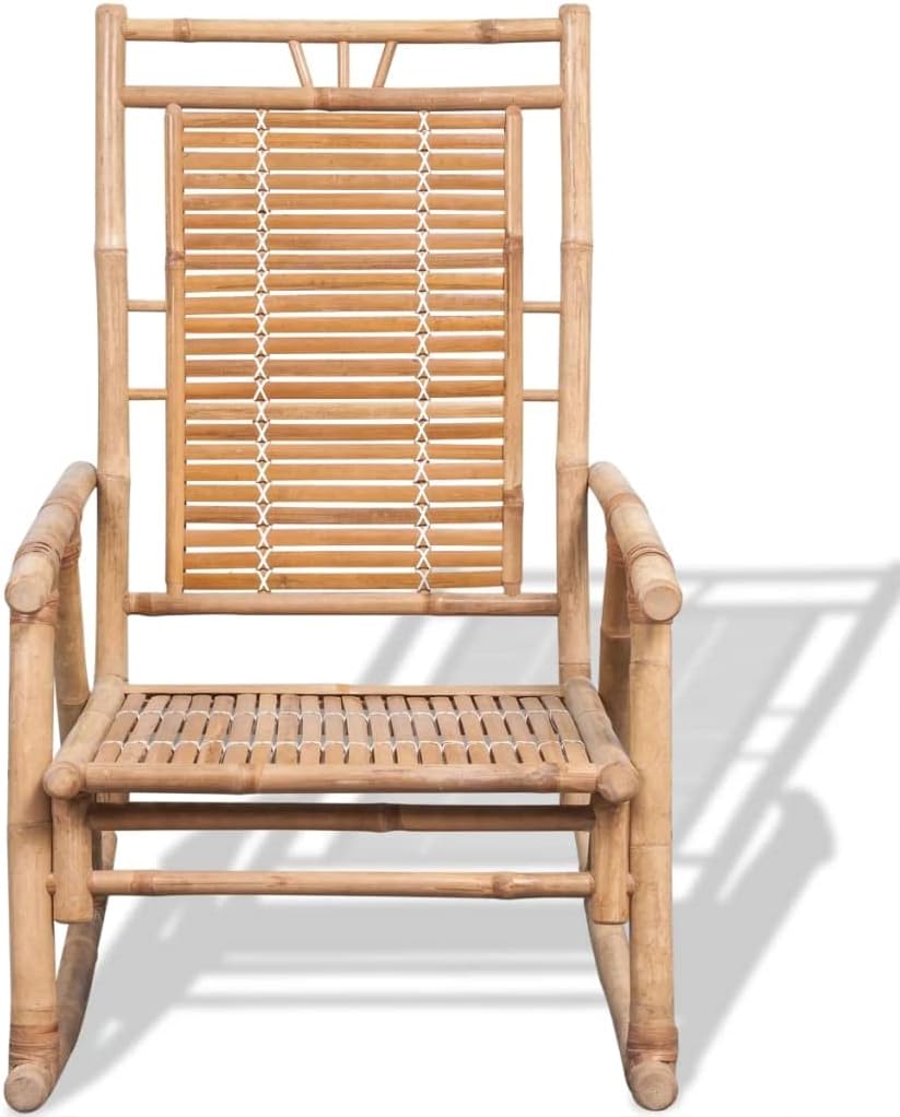 Lightweight Bamboo Indoor Outdoor Rocking Chair