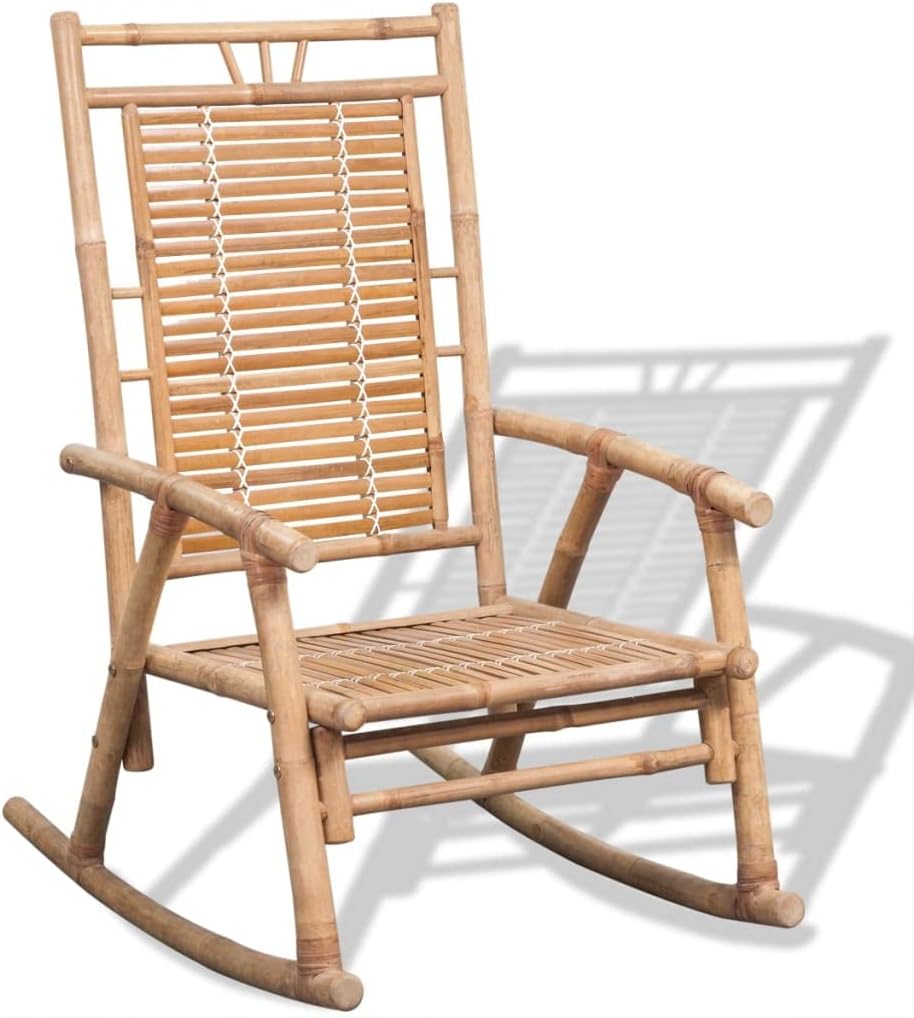 Lightweight Bamboo Indoor Outdoor Rocking Chair