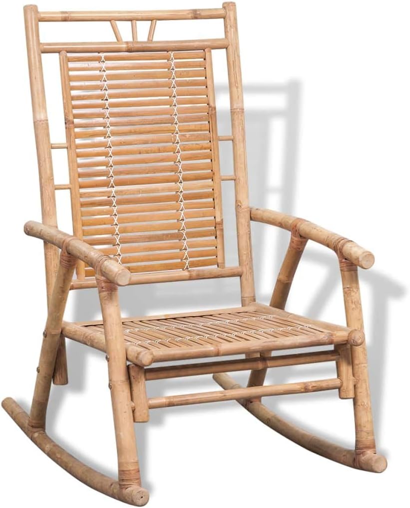 Lightweight Bamboo Indoor Outdoor Rocking Chair