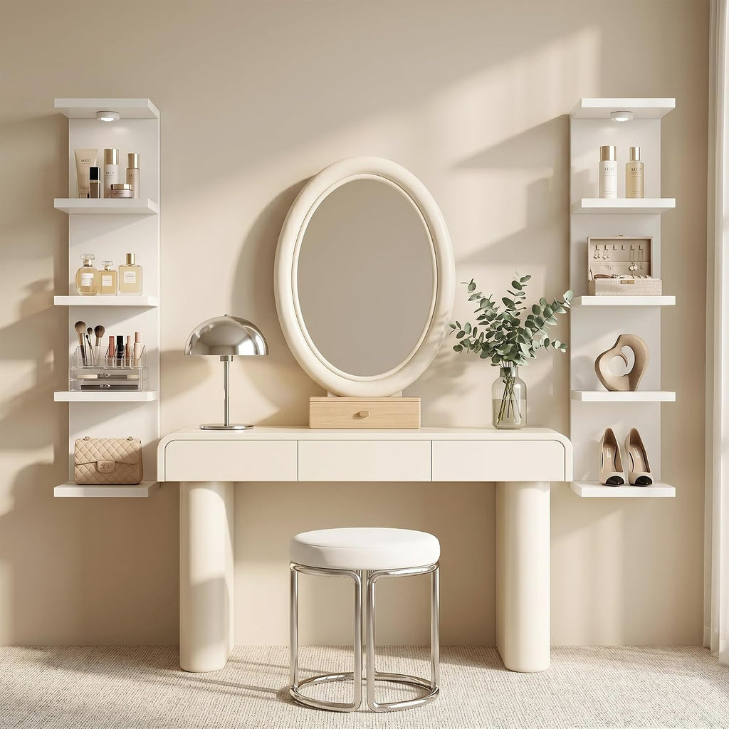 LED Vertical Floating Display Storage Shelf