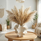 Modern Sculptural Cream Ceramic Vase