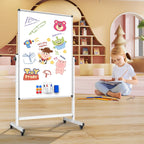 Rolling Magnetic Whiteboard Cork Display Board