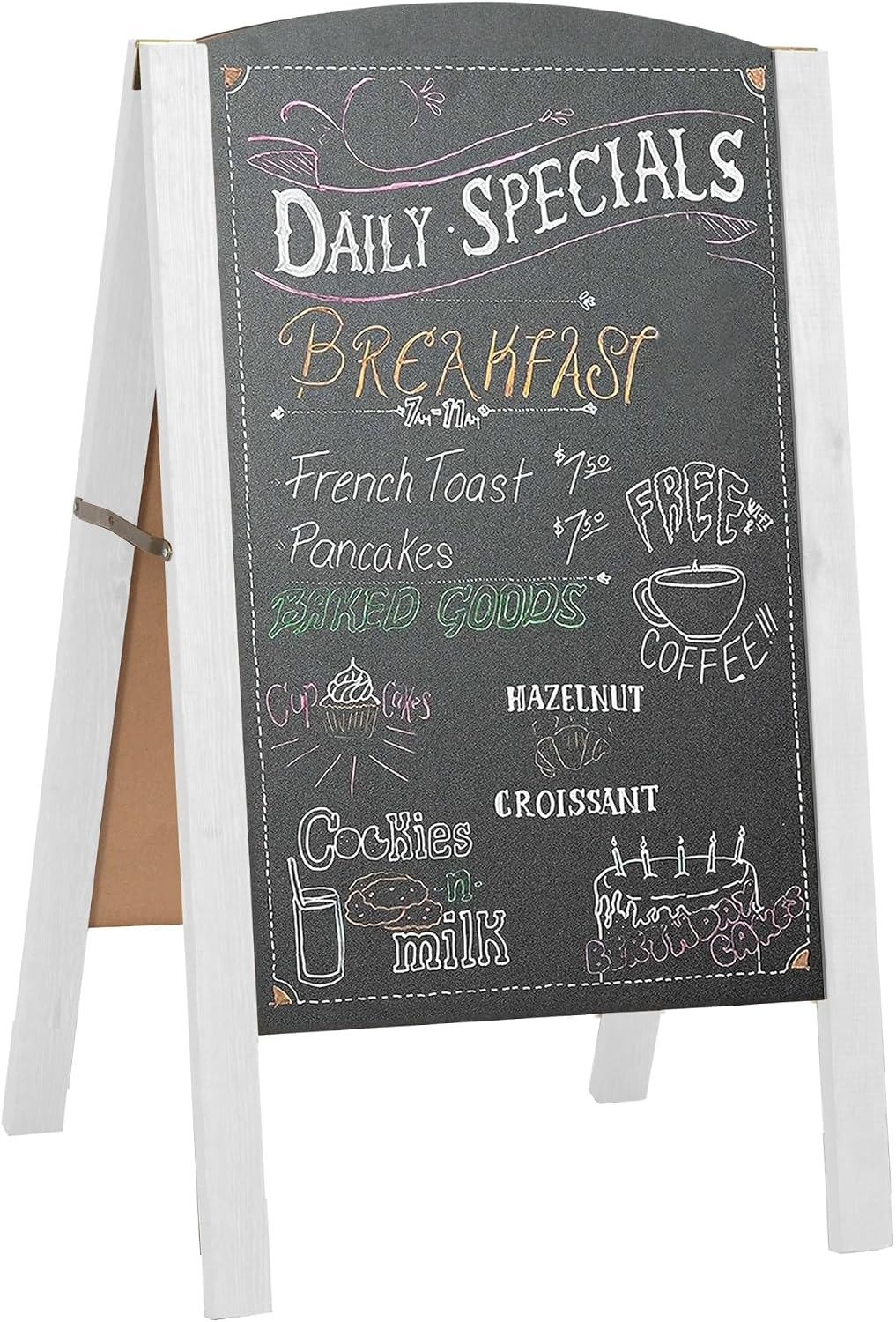 Outdoor A‑Frame Chalkboard Easel Sign