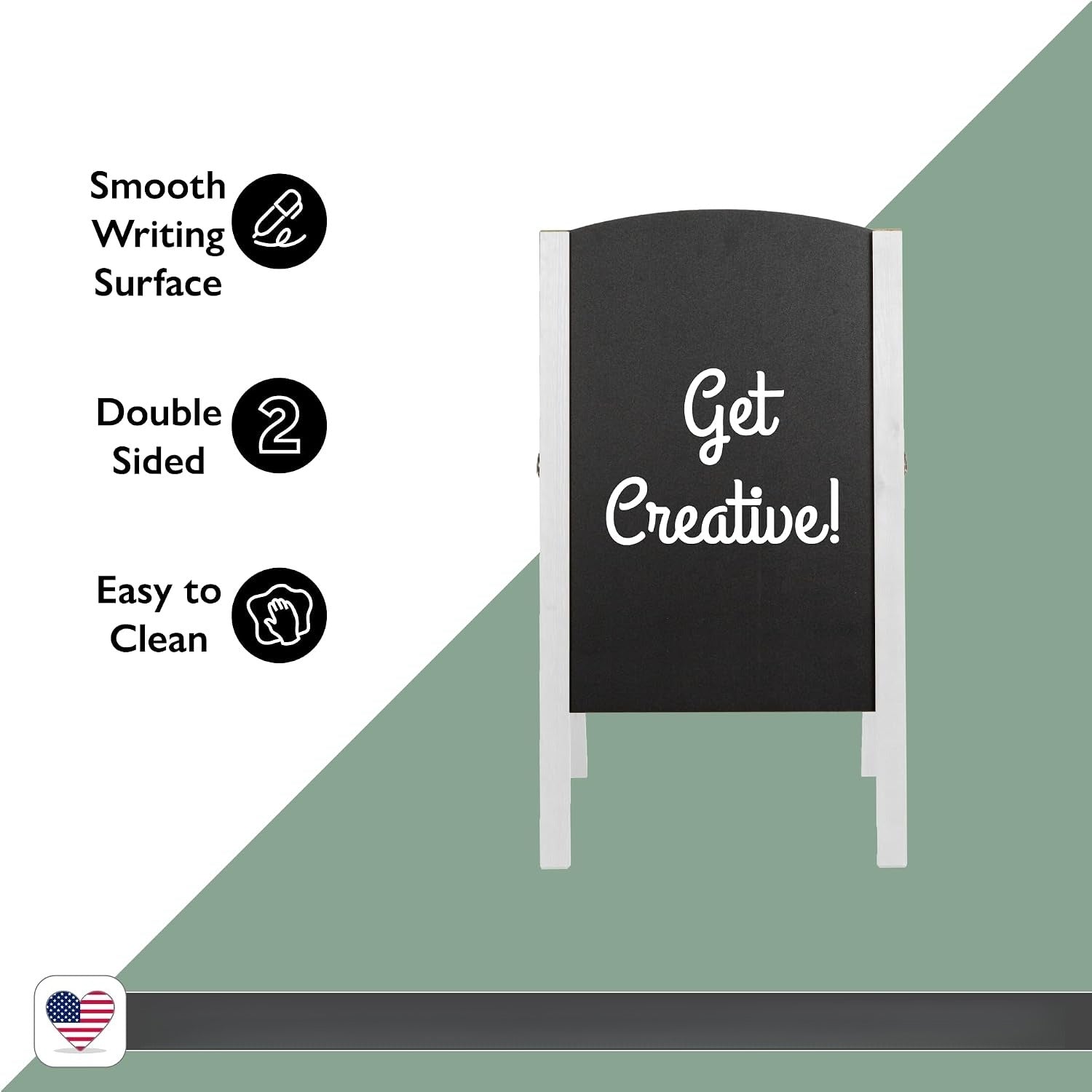 Outdoor A‑Frame Chalkboard Easel Sign