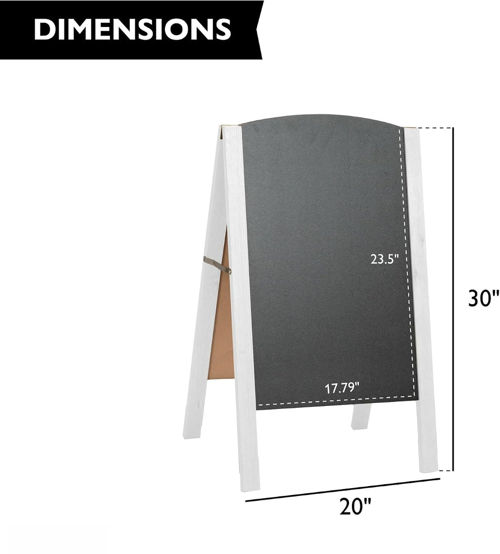 Outdoor A‑Frame Chalkboard Easel Sign
